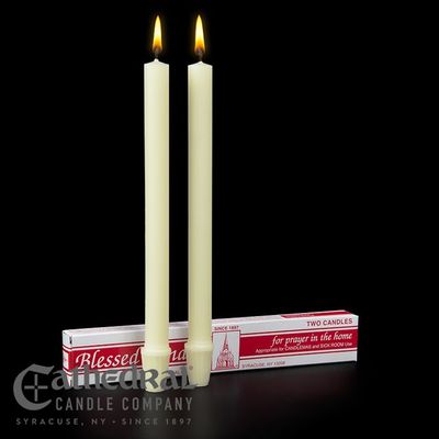 Candlemas Candles 100% BW 10-1/4&quot; SFE, 2 Candles