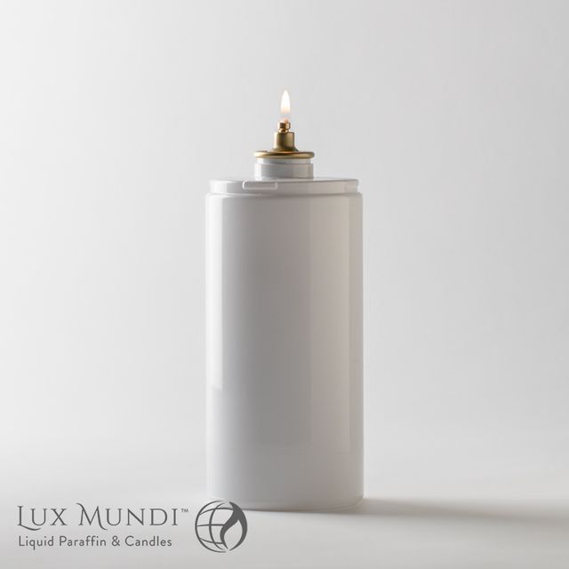 Sanctuary Candles- 170 Hour White (PVC) Disposable Sanctuary Candle, Case of 12, Code LM17012C