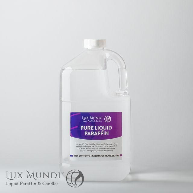 Lux Mundi Pure Liquid Paraffin, 1 Gallon Jug, Case of 4, Code LMLRE400
