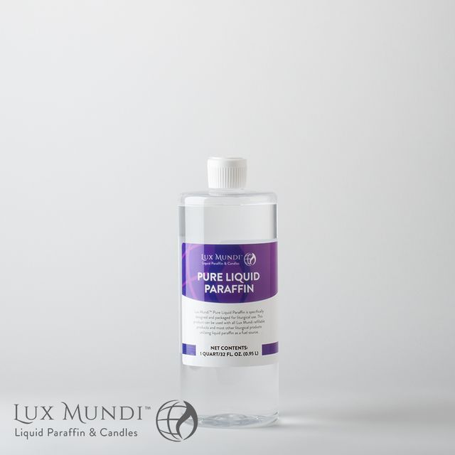 Lux Mundi Pure Liquid Paraffin, 1 Quart Bottle, Case of 4, Code LMLRE004