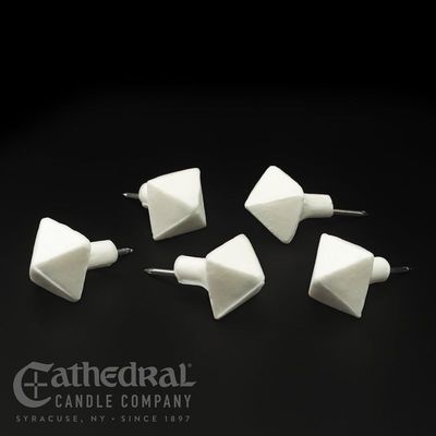 Box of 5 White Nails