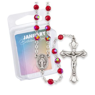 Birthstone January Rosary 6mm