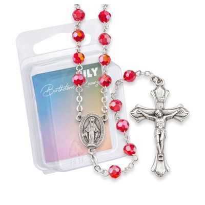 July Birthstone Rosary 6mm