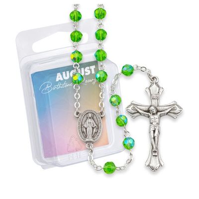 August Birthstone Rosary 6mm