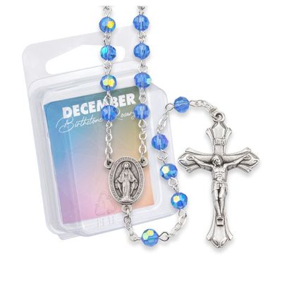 December Birthstone Rosary 6mm