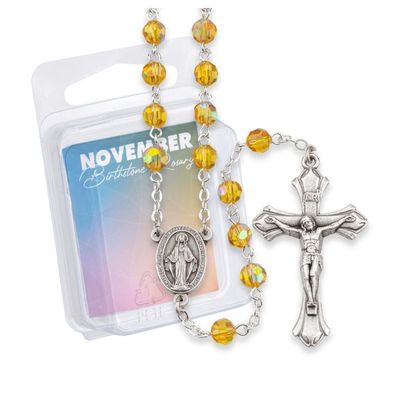November Birthstone Rosary 6mm