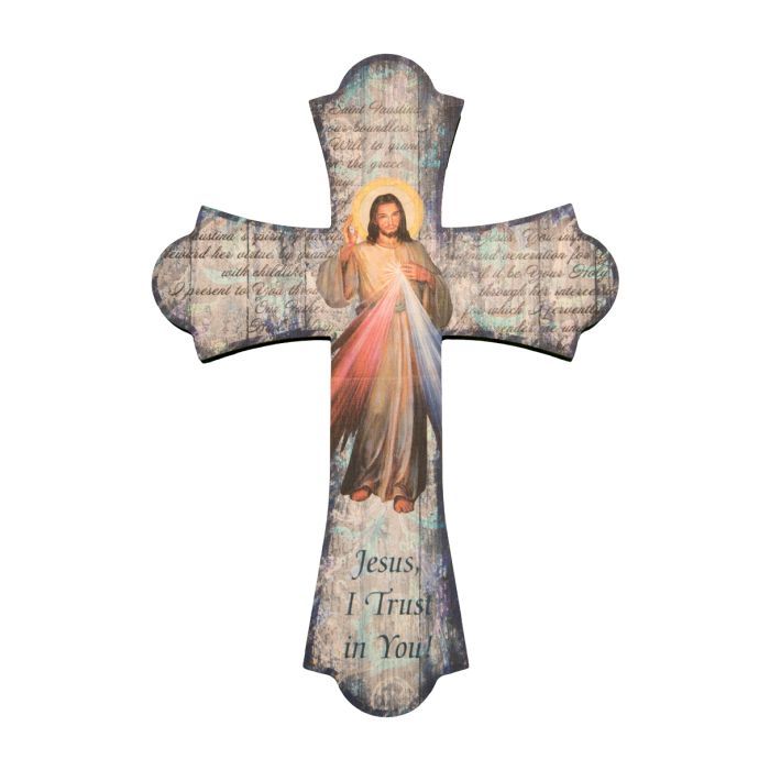 Divine Mercy 12&quot; Cross