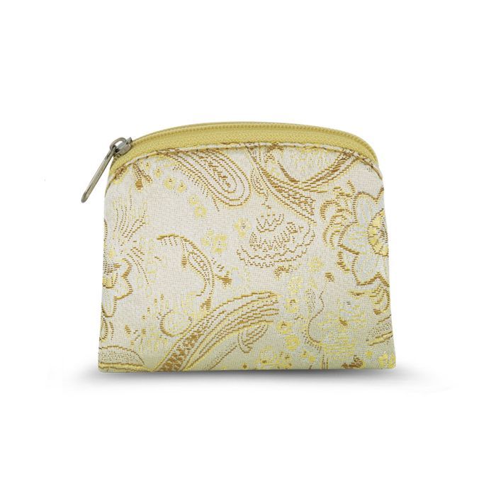 Rosary Case Gold Brocade