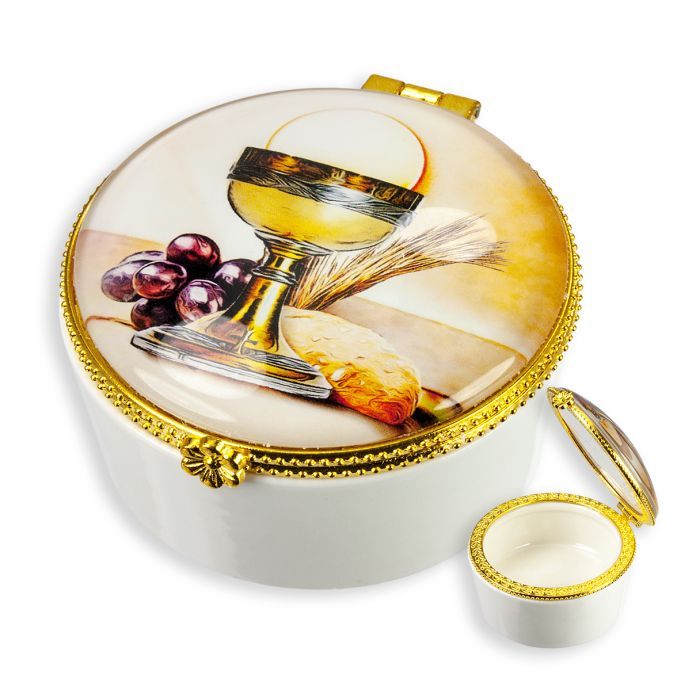 Porcelain Rosary Box
