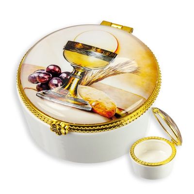 Porcelain Rosary Box