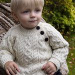 Baby Crew Neck Aran Wool Sweater