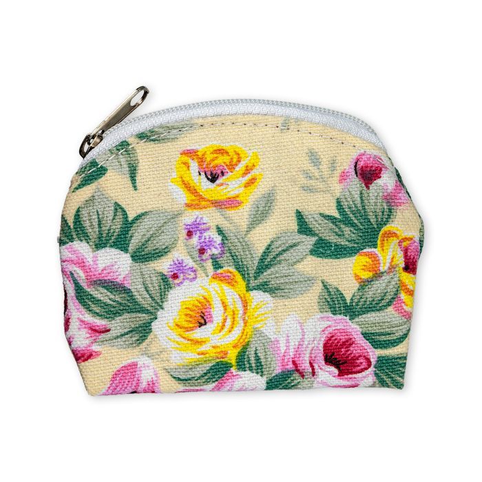 White Roses Rosary Case