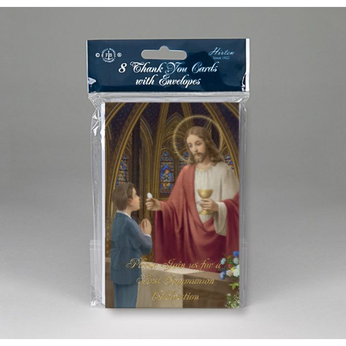 Communion Boy Thank You Cards