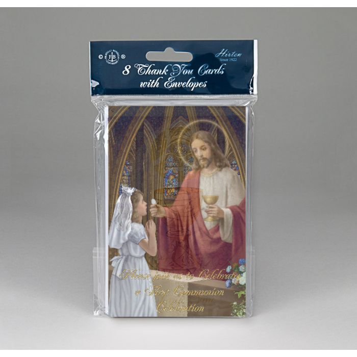 Communion Girl Thank You Cards