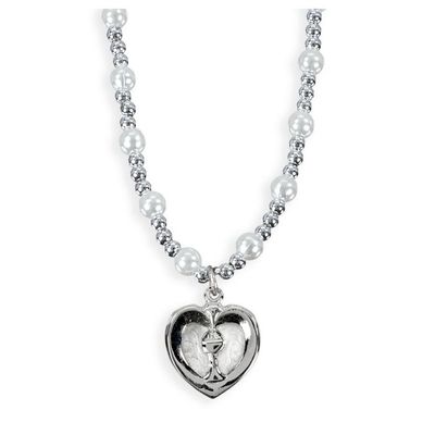 White Pearl 17&quot; Necklace with Chalice
