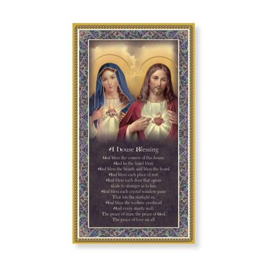 Sacred Hearts House Blessing Plaque