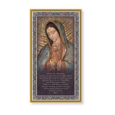 Our Lady of Guadalupe Plaque with Prayer