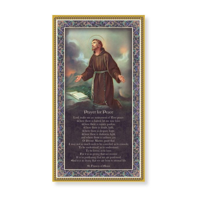 St. Francis Plaque with Prayer