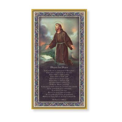 St. Francis Plaque with Prayer