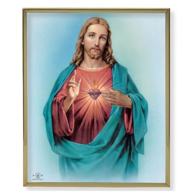 Sacred Heart of Jesus Plaque