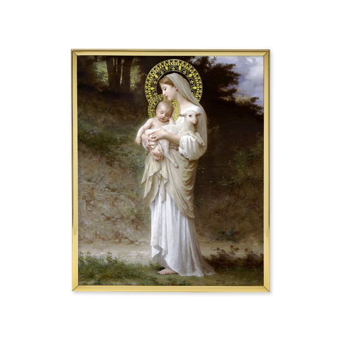 Bouguereau Divine Innocence Plaque Frame