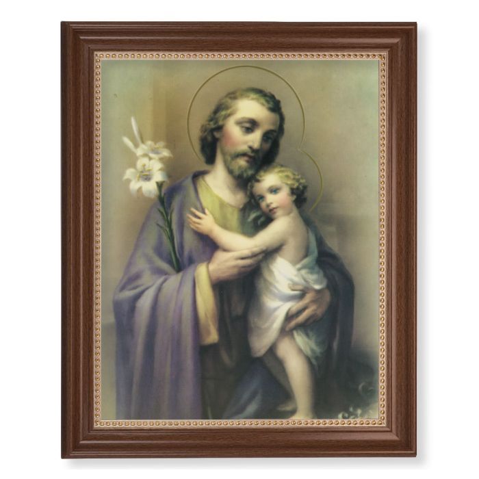 St. Joseph 11X14 Walnut Frame Disc.