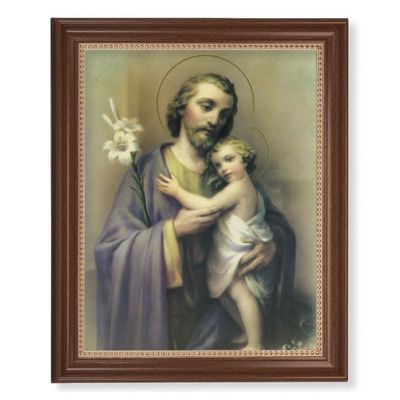 St. Joseph 11X14 Walnut Frame Disc.