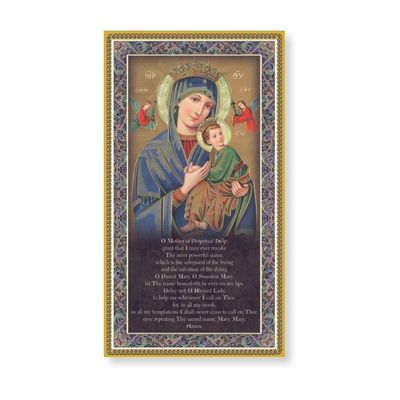 Mother of Perpetual Help Plaque with Prayer