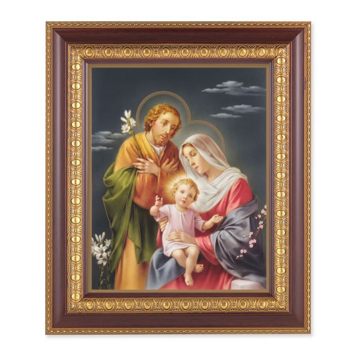 Holy Family Cherry Frame