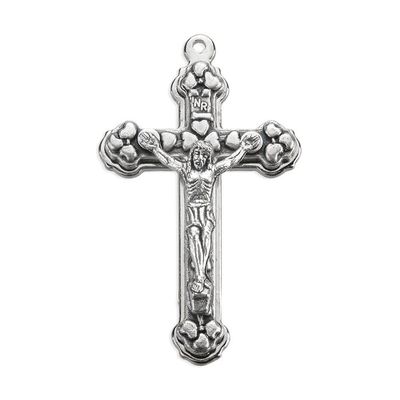 Silver Oxidized Crucifix
