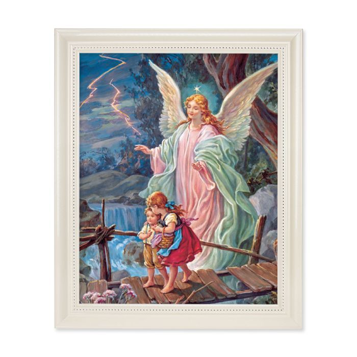 Guardian Angel White Pearlescent Frame