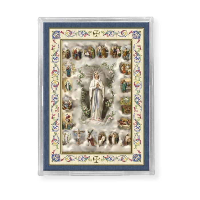 Rosary Magnetic Plaque with Easel
