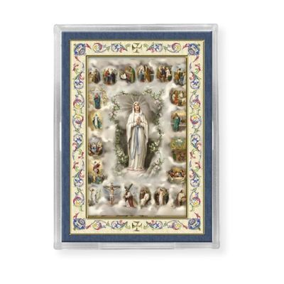 Rosary Magnetic Plaque with Easel