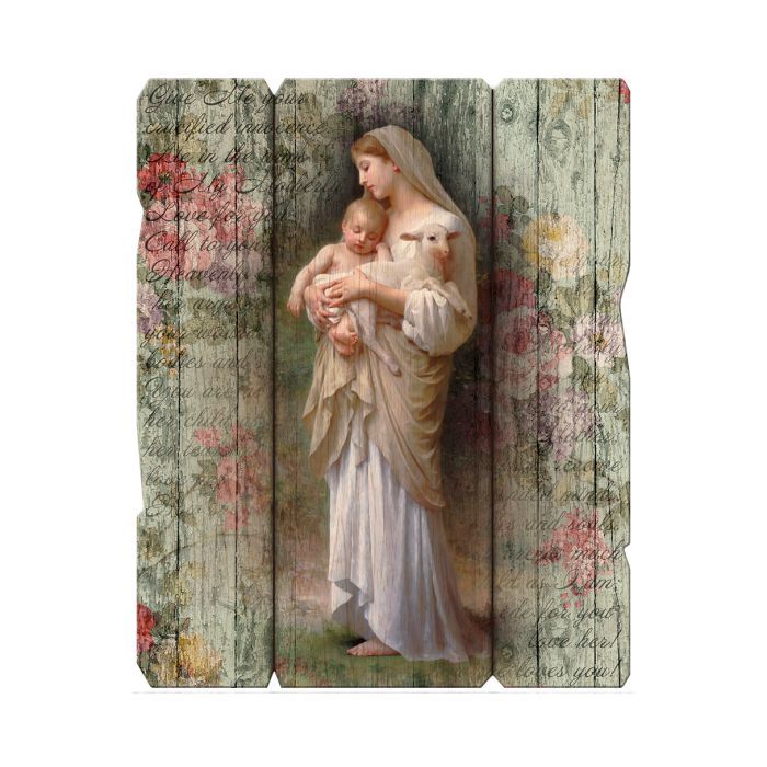 Divine Innocence Wooden Plaque