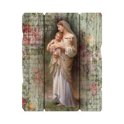 Divine Innocence Wooden Plaque
