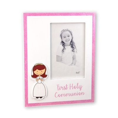 First Communion Girl Photo Frame