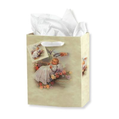 Baptism Medium Gift Bag with Tissue