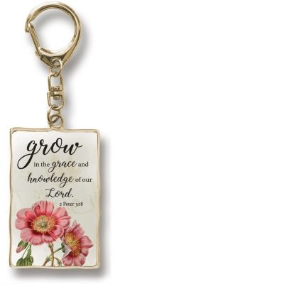 Grow in Grace ArtMetal Key Ring Disc.
