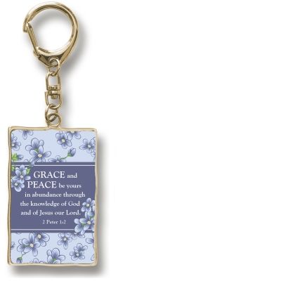 Grace &amp; Peace ArtMetal Key Ring Disc.