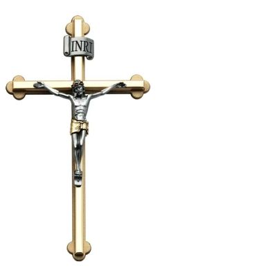 Crucifix 8&quot; Two tone
