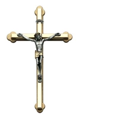 Crucifix 6&quot; Two Tone
