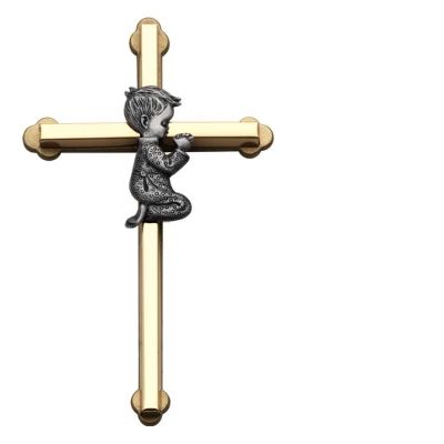 6&quot; Cross with Pewter Boy