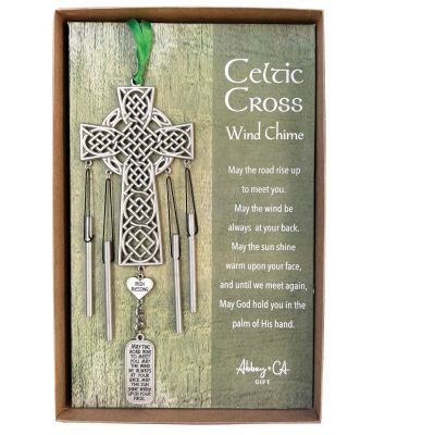 Celtic Cross Wind Chime