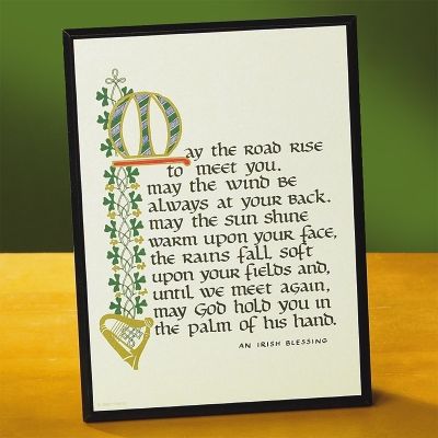 May The Road Rise Plaque