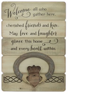 Irish Welcome Wall Plaque