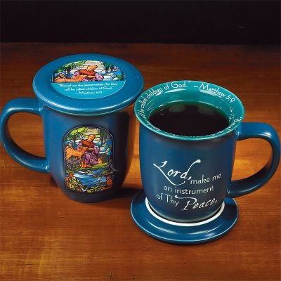 Mug St. Francis with Coaster