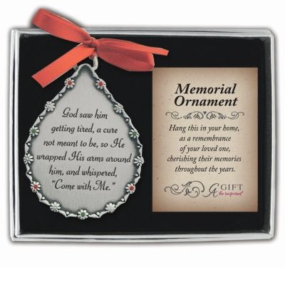 Memorial Tear Ornament Male