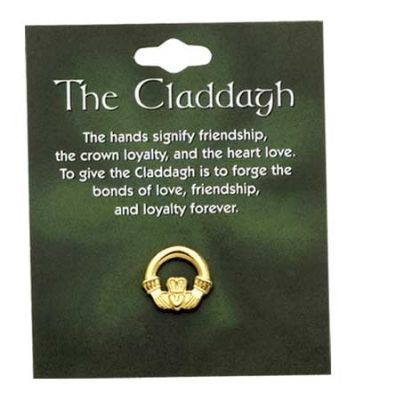 Claddagh Pin Gold