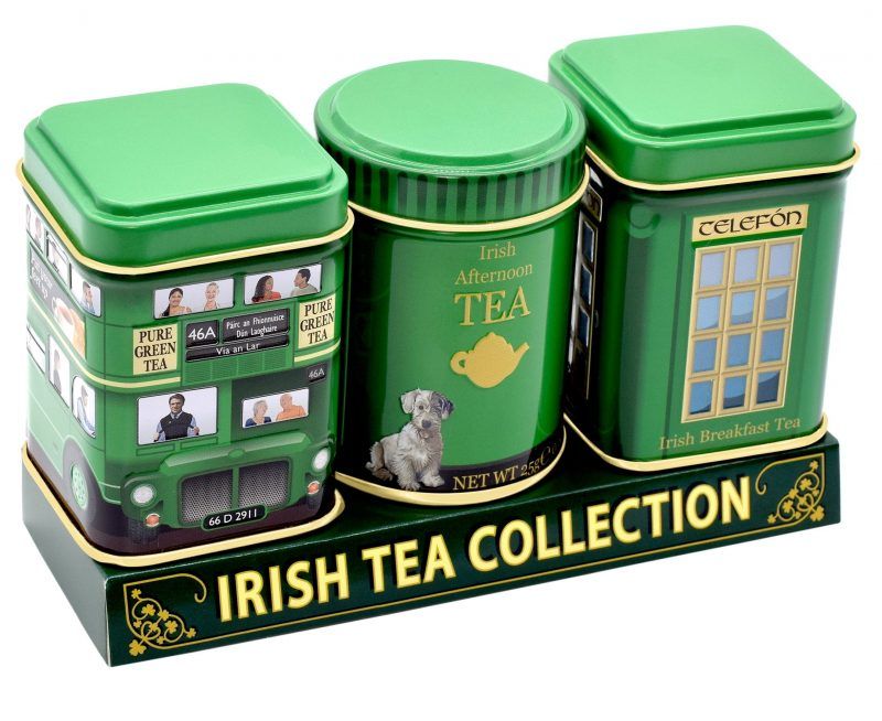 Green Model Design Set of 3 Tea Tins