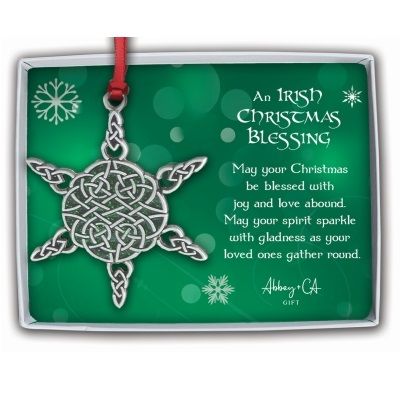 Celtic Snowflake Ornament